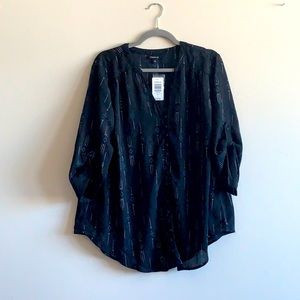 Torrid Three Quarter Length Shirt.